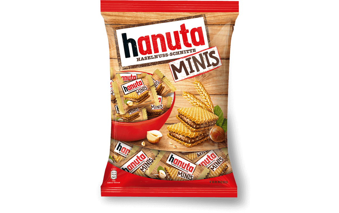 hanuta Haselnuss-Schnitte MINIS Packung