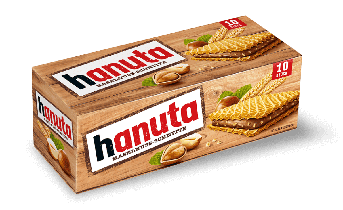 hanuta Haselnuss-Schnitte 10er Packung