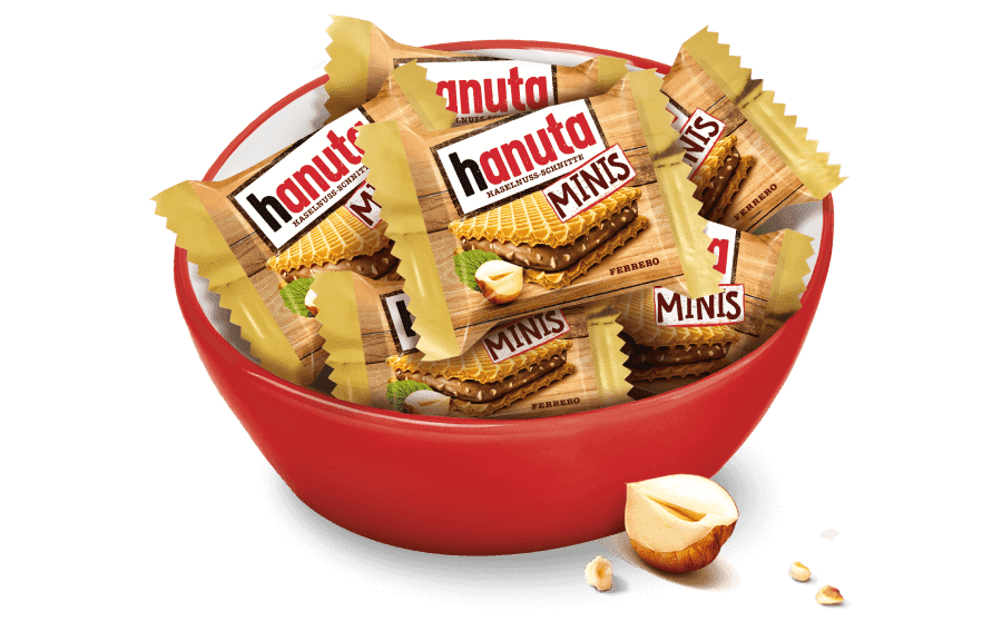 hanuta Haselnuss-Schnitte MINIS Packung